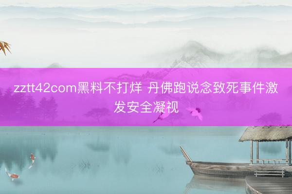 zztt42com黑料不打烊 丹佛跑说念致死事件激发安全凝视