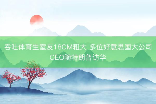 吞吐体育生室友18CM粗大 多位好意思国大公司CEO随特朗普访华