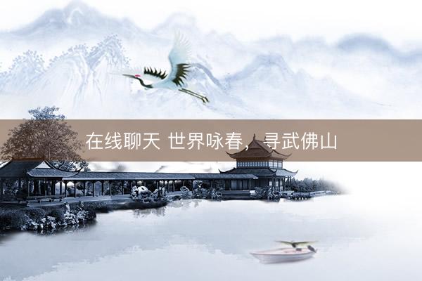 在线聊天 世界咏春，寻武佛山